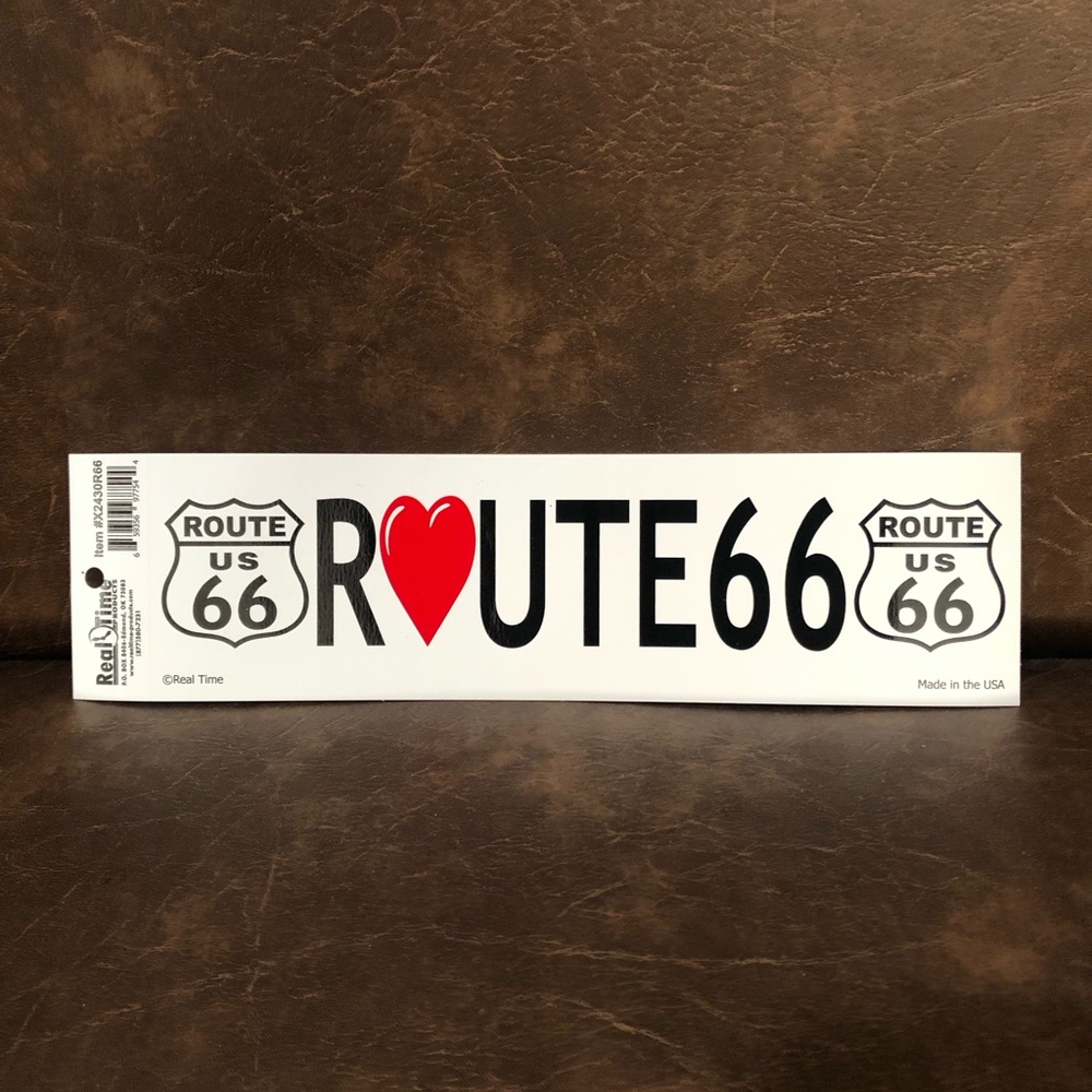 Route 66 Bumper Sticker